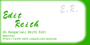 edit reith business card